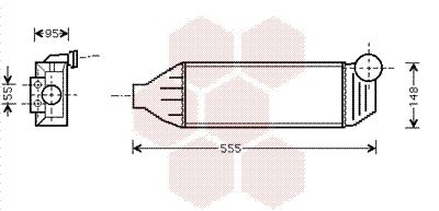 VAN WEZEL Интеркулер 18004309